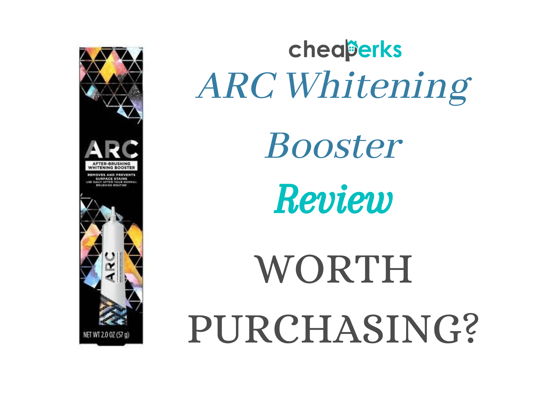 arc after brushing whitening booster